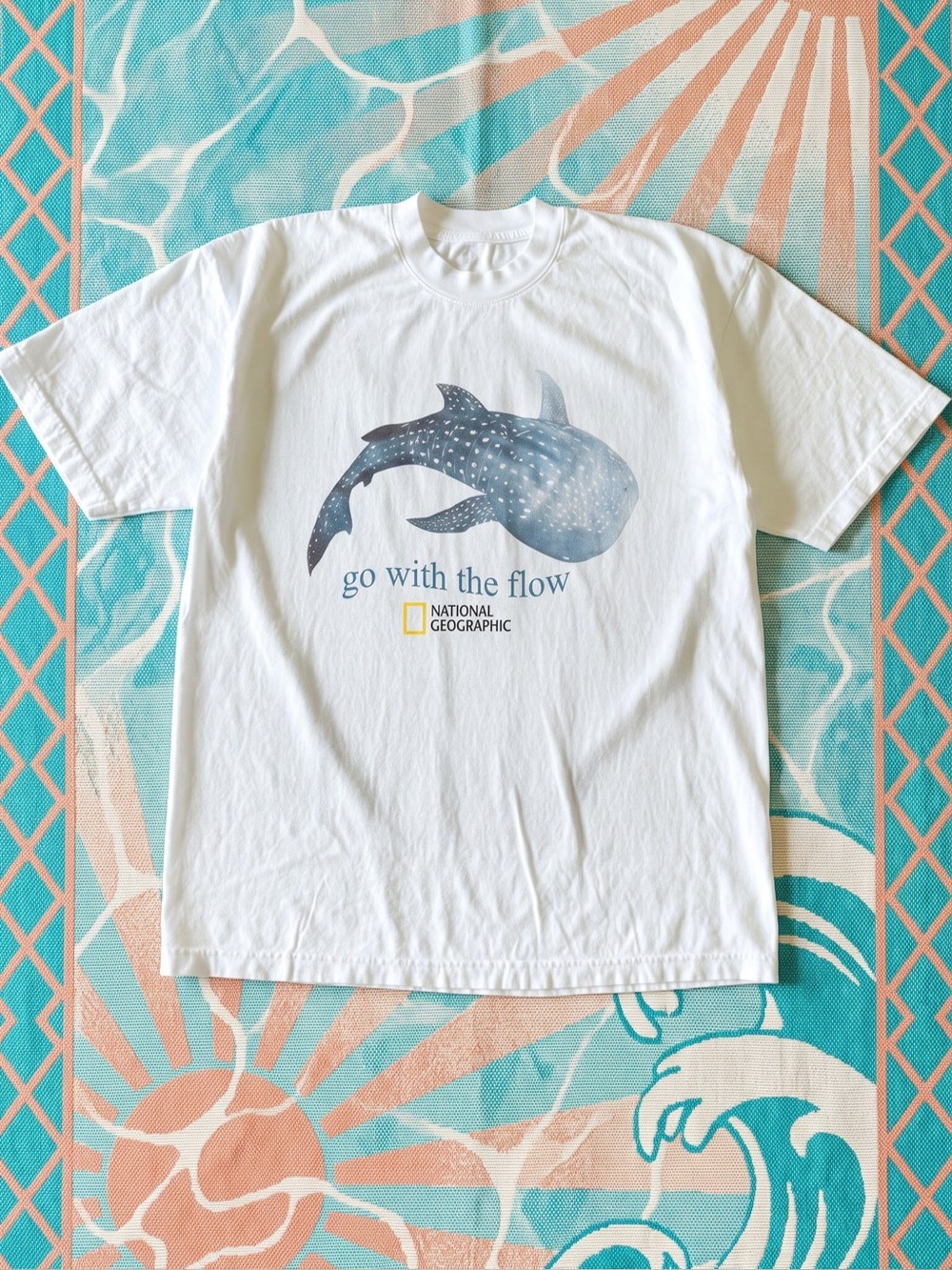 Style Whale Shark Graphic Tee Go With The
Flow Nature Shirt